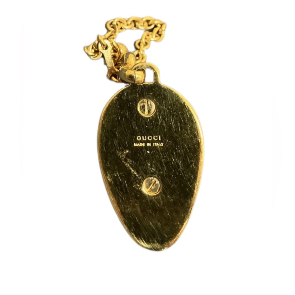 Vintage Gucci Jockey Cap Key Ring Bag Charm Pendant / Unisex – Made in Italy - Picture 3 of 3